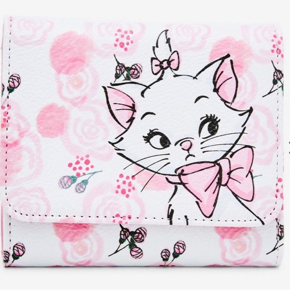 Loungefly Disney the Aristrocats Marie Rose Mini Backpack and wallet - Picture 6 of 7